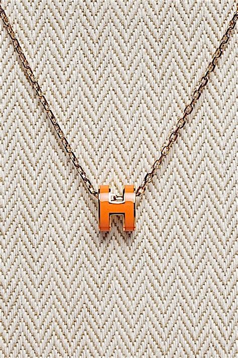 hermes necklace orange|hermes jewelry catalogue.